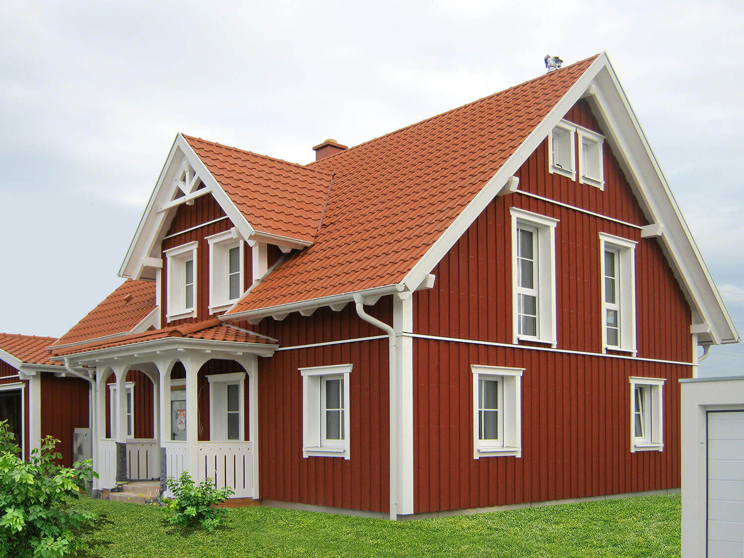 Einfamilienhaus als Schwedenhaus mit Doppelgarage in ...