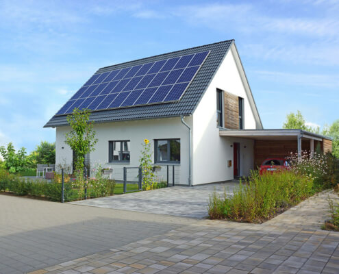 Einfamilienhaus mit Keller und Carport in Roßtal