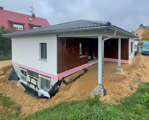 Einfamilienhaus als Bungalow mit Garage in Winkelhaid