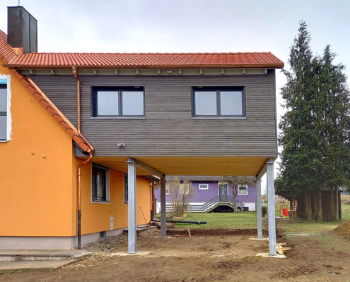 Anbau an ein bestehendes Einfamilienhaus in Adelshofen-Großharbach