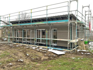 Einfamilienhaus als Bungalow mit Carport in Simmershofen