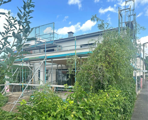 Einfamilienhaus mit Pergola in Erlangen – OT Eltersdorf