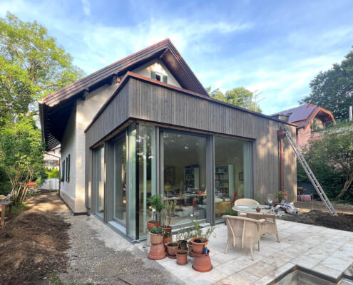 Anbau an ein bestehendes Einfamilienhaus in München