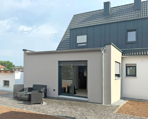 Anbau an ein bestehendes Einfamilienhaus in Emskirchen